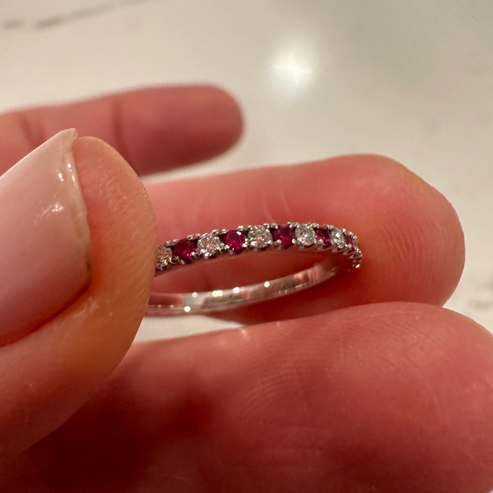 Kwiat Ruby Diamond Stack Ring - image 2